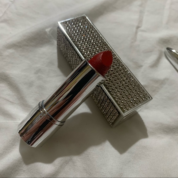 Rhinestone Diamond Silver and Gold Eyeshadow, Eyebrow Pencil and 2 Lipsticks NIB - Picture 12 of 16